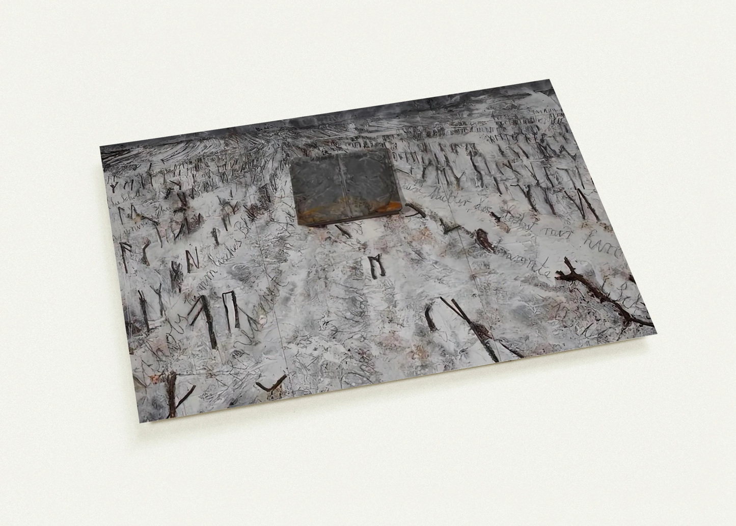 BLACK FLAKES 2006 By Anselm Kiefer Pack of 10 Post Cards | Anselm Kiefer Post Cards | A6 (10.5 x 14.8 cm) - 4.1 x 5.8 inches