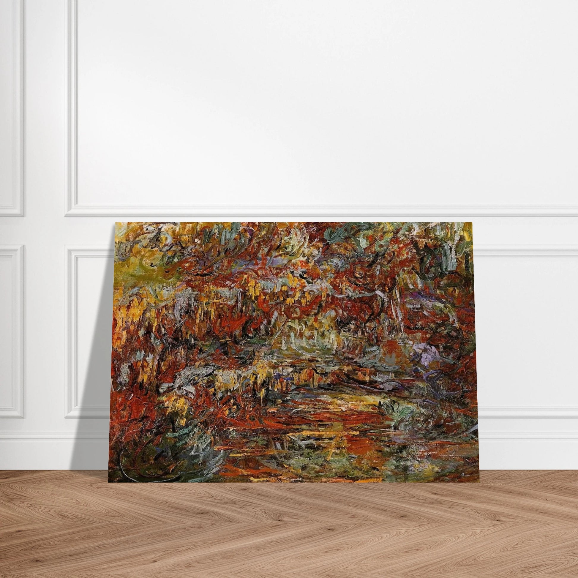 The Japanese Bridge 8 - claude monet Brushed Aluminum Print - 70x100 cm / 28x40 inches | claude monet Aluminum Print | claude monet Prints