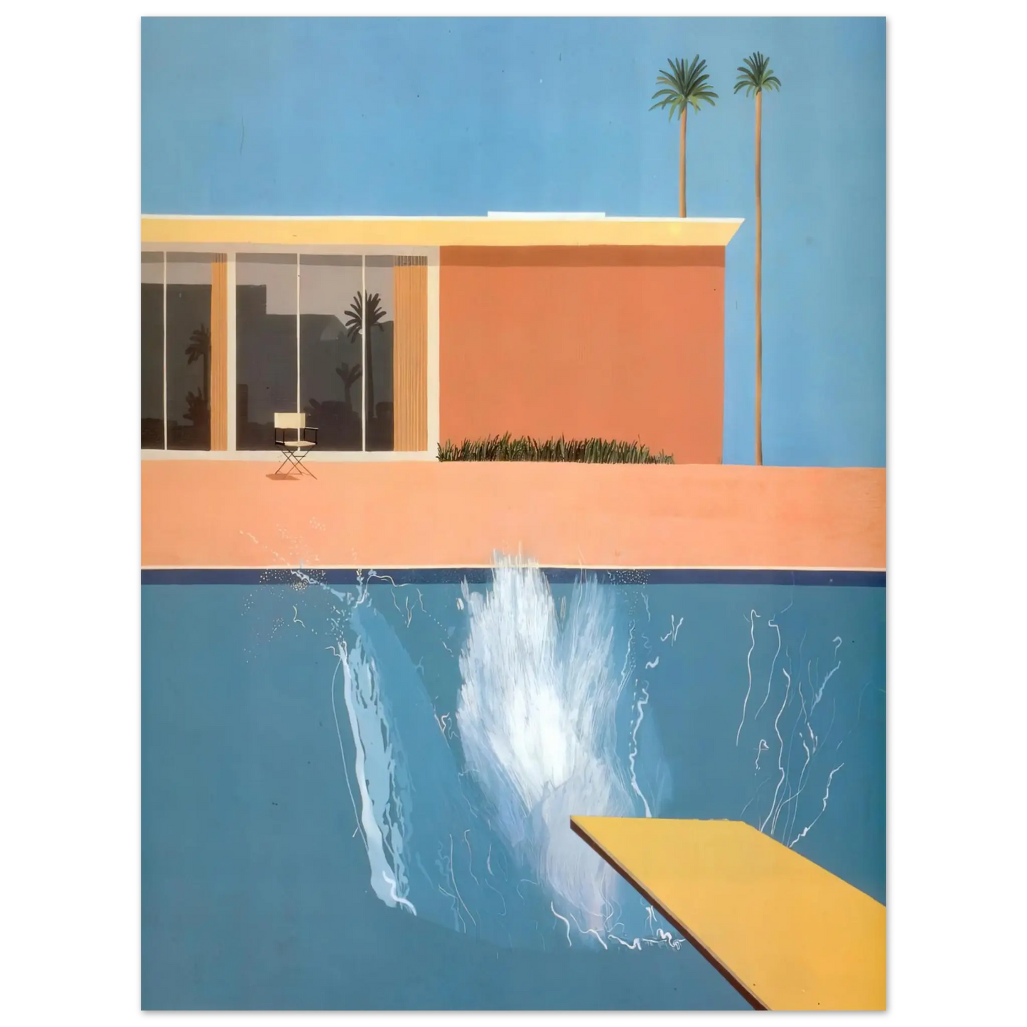 David Hockney - David Hockney Wall art - 13x18 cm / 5x7 Inches - Fine Art Poster - -