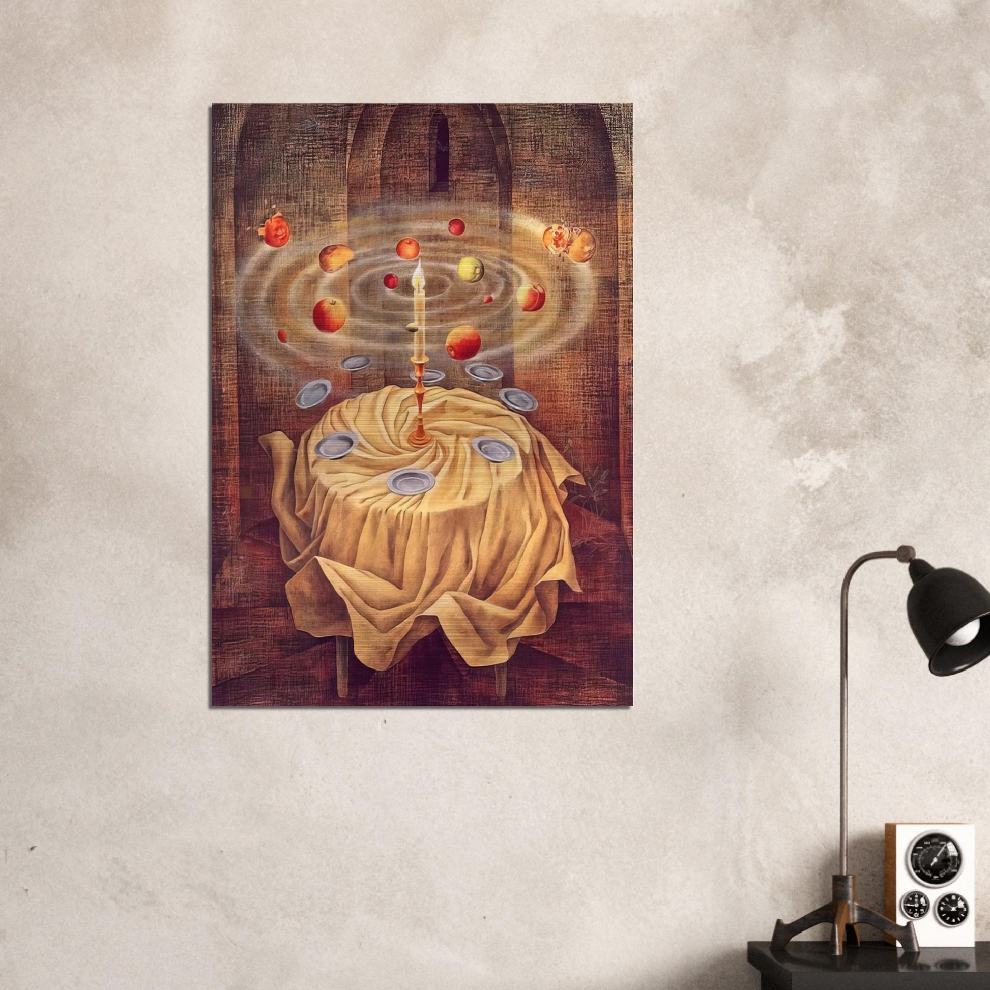 STILL LIFE RESLICITANDO 1963 - Remedios Varo Brushed Aluminum Print - 70x100 cm / 28x40 inches | Remedios Varo Aluminum Print | Remedios Varo Prints