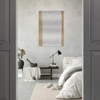 Enter - Robert Ryman Brushed Aluminum Print - 70x100 cm / 28x40 inches | Robert Ryman Aluminum Print | Robert Ryman Prints