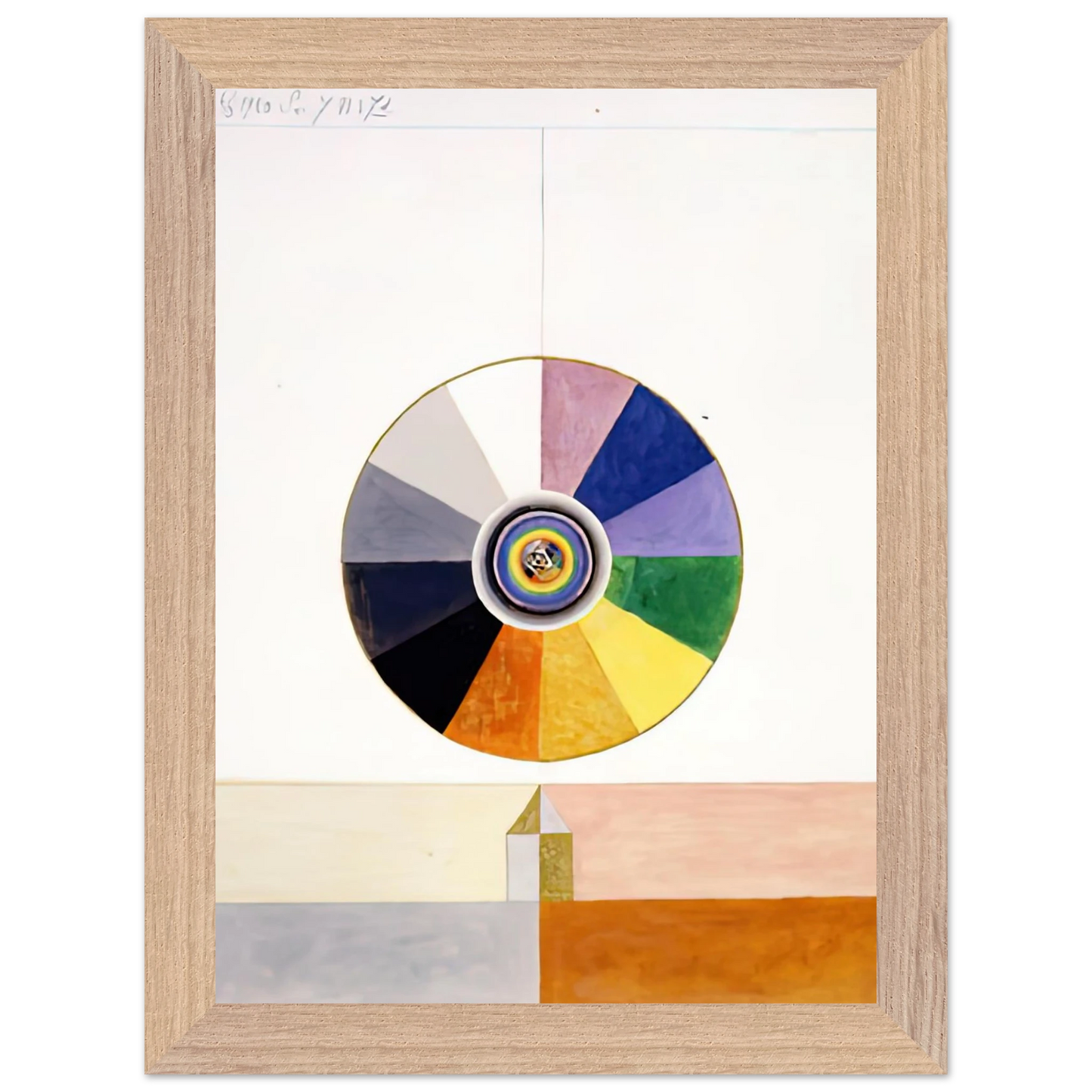 Hilma af Klint - SERIES VII NO 7D 1920 Wall art - 70x100 cm / 28x40 inches - Fine Art Poster-canvas - -