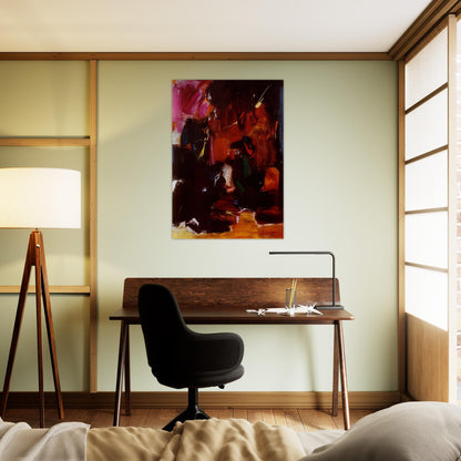 Summer Night s Bliss - Hans Hofmann Brushed Aluminum Print - 70x100 cm / 28x40 inches | Hans Hofmann Aluminum Print | Hans Hofmann Prints