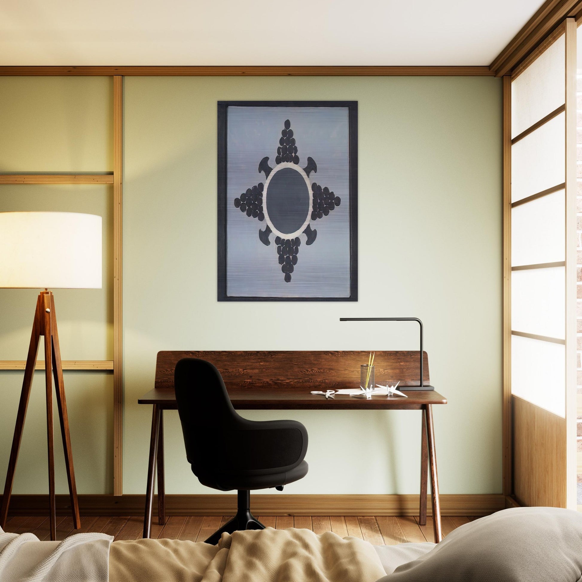 Mandala - 1955 - Forrest Bess Brushed Aluminum Print - 70x100 cm / 28x40 inches | Forrest Bess Aluminum Print | Forrest Bess Prints