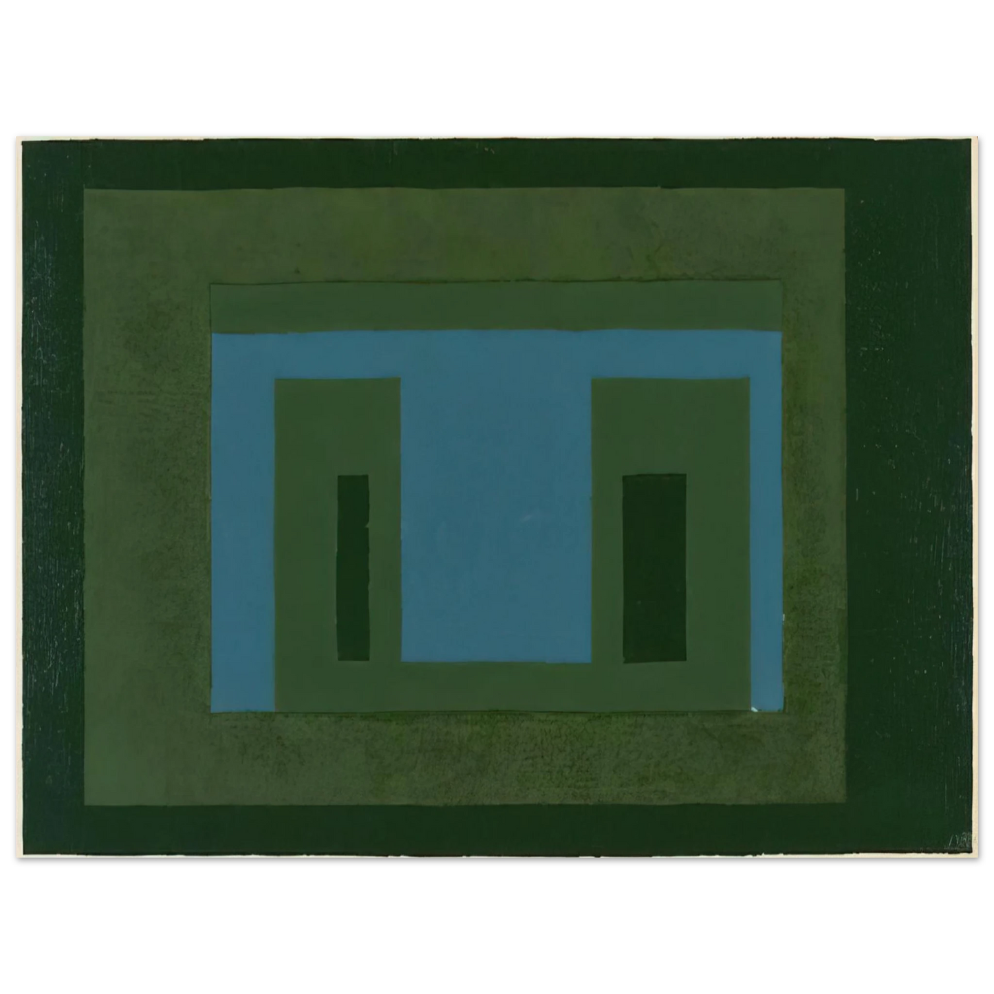 Josef Albers - VARIANT ADOBE 1962  75x100 cm / 30x40inches Fine Art Poster