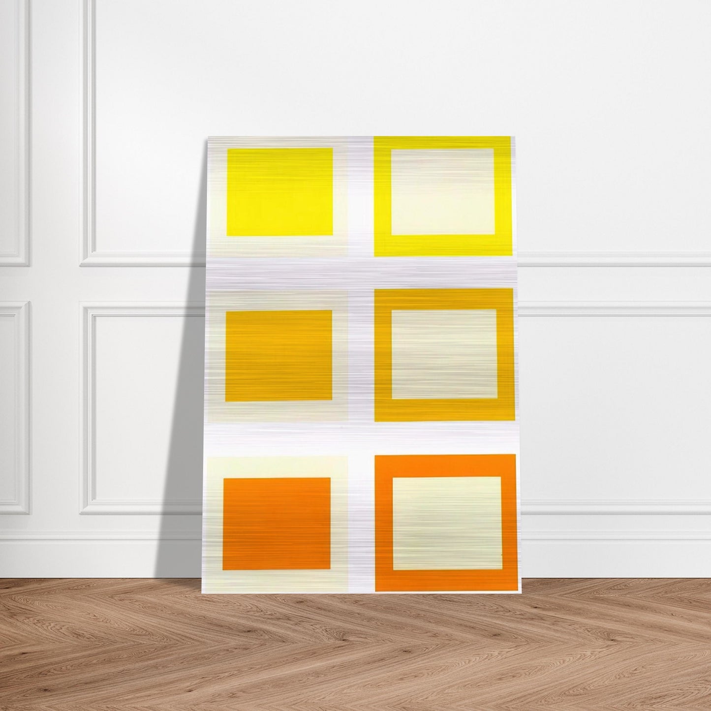 Untitled Schellmann #187-192 - 1990 - Donald Judd Brushed Aluminum Print - 70x100 cm / 28x40 inches | Donald Judd Aluminum Print | Donald Judd Prints