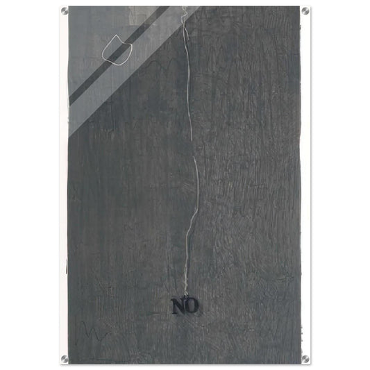 NO 1969 - Jasper Johns Acrylic Print - 70x100 cm / 28x40″ inches