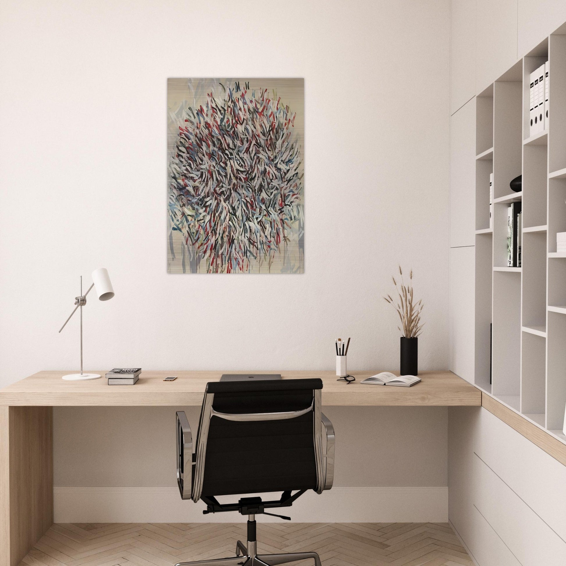 Abstract 2 - 1982 - Robert Goodnough Brushed Aluminum Print - 70x100 cm / 28x40 inches | Robert Goodnough Aluminum Print | Robert Goodnough Prints