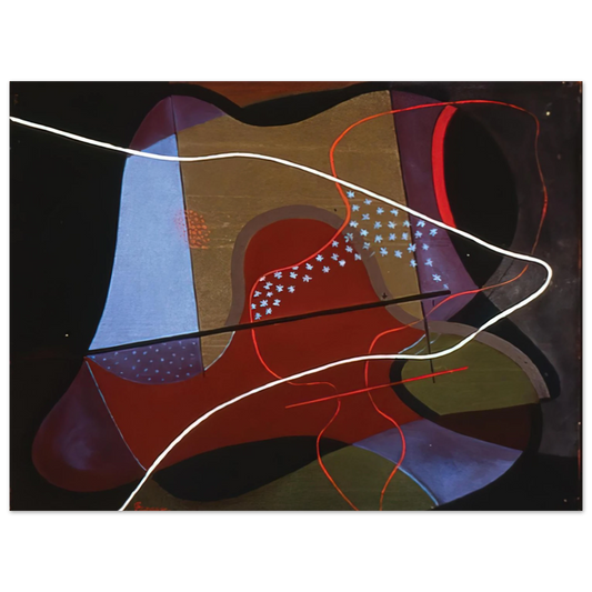 John Ferren - Grazioso - 1933  75x100 cm / 30x40inches Fine Art Poster