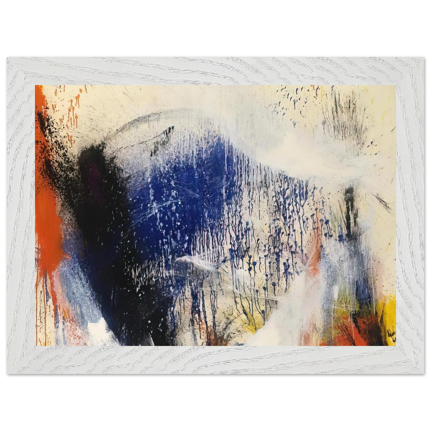 Helen Frankenthaler - Untitled - 1960 Wall art - 70x100 cm / 28x40 inches - Fine Art Poster-canvas - -