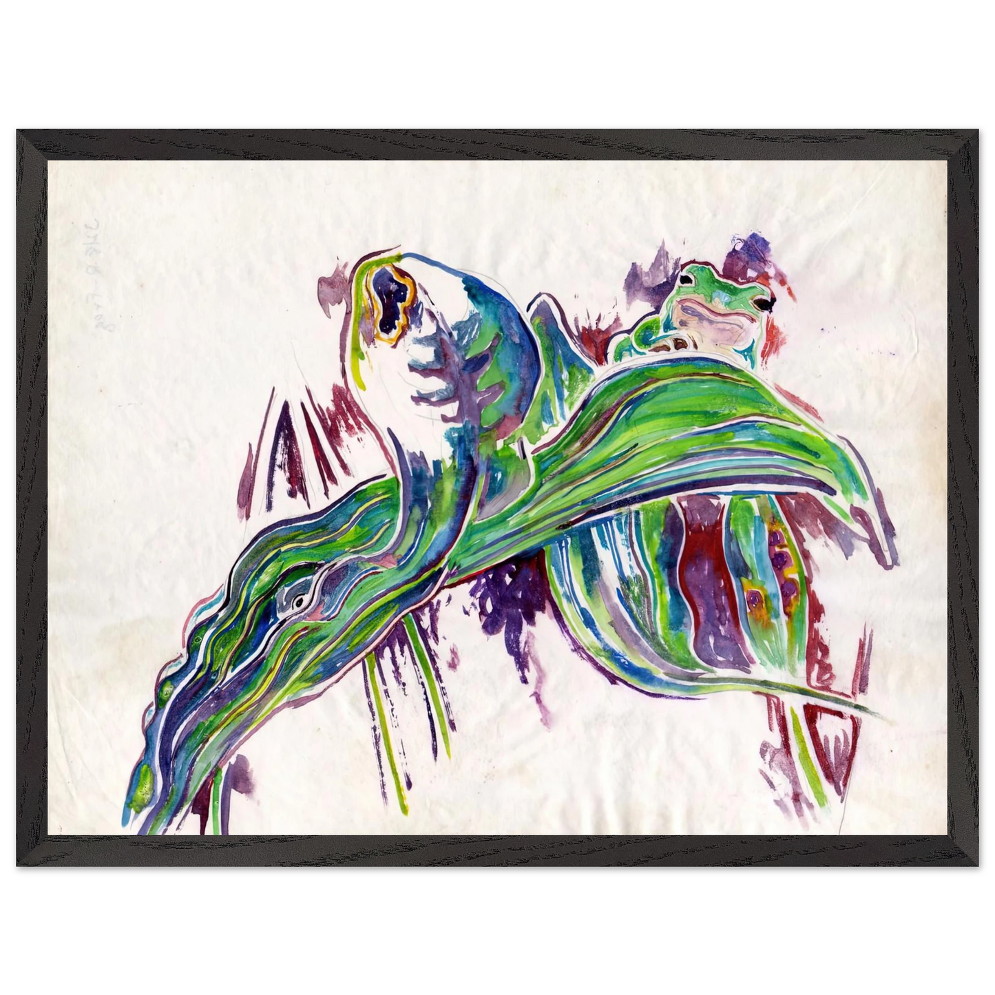 Walter Inglis Anderson - Walter Anderson Wall art - 70x100 cm / 28x40 inches - Premium Wooden Framed Poster With Fine Art Paper-canvas - White frame