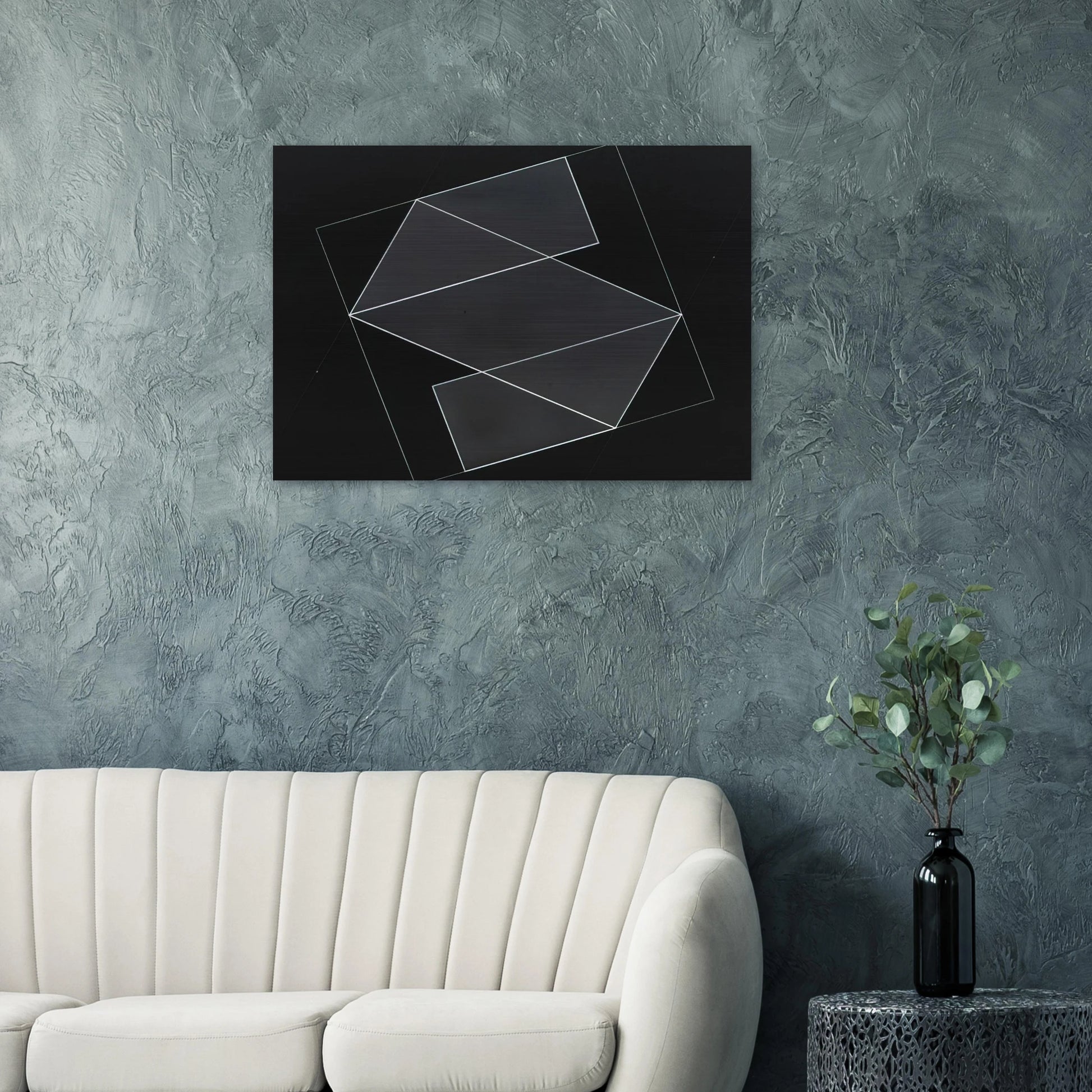 STRUCTURAL CONSTELLATION 1952 - Josef Albers Brushed Aluminum Print - 70x100 cm / 28x40 inches | Josef Albers Aluminum Print | Josef Albers Prints