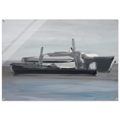 Marine - Lyrical Abstraction - Nicolas de Stael Acrylic Print - 70x100 cm / 28x40″ inches