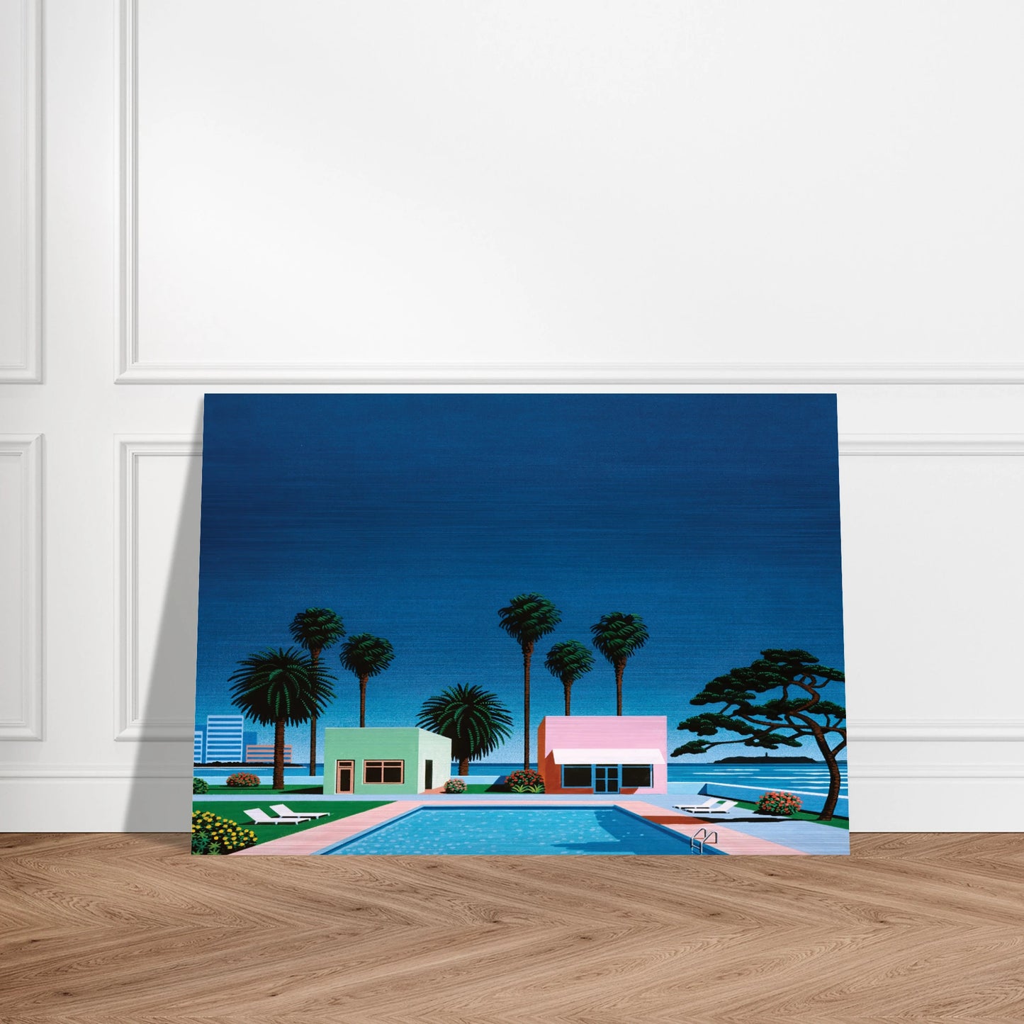 Pacific Breeze - Hiroshi Nagai Brushed Aluminum Print - 70x100 cm / 28x40 inches | Hiroshi Nagai Aluminum Print | Hiroshi Nagai Prints