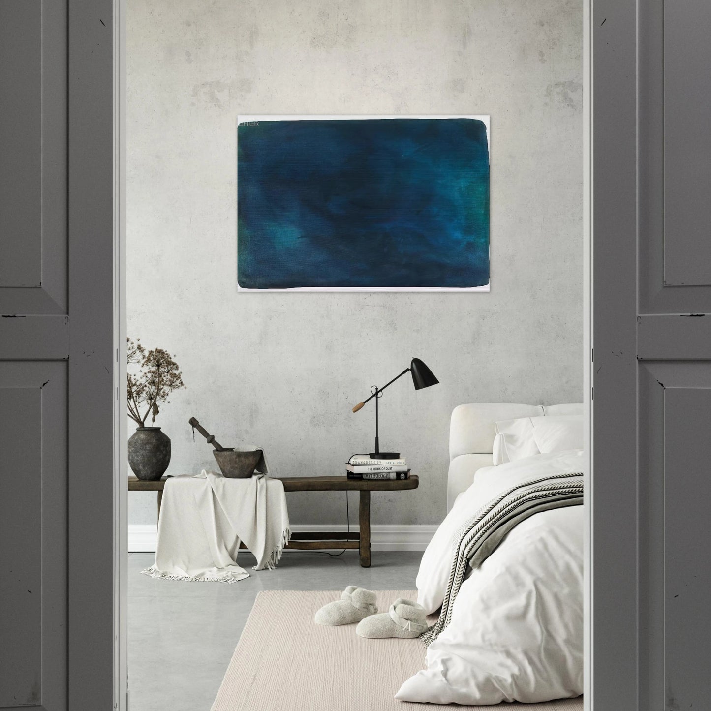 UNTITLED 1988 - Gotthard Graubner Brushed Aluminum Print - 70x100 cm / 28x40 inches | Gotthard Graubner Aluminum Print | Gotthard Graubner Prints