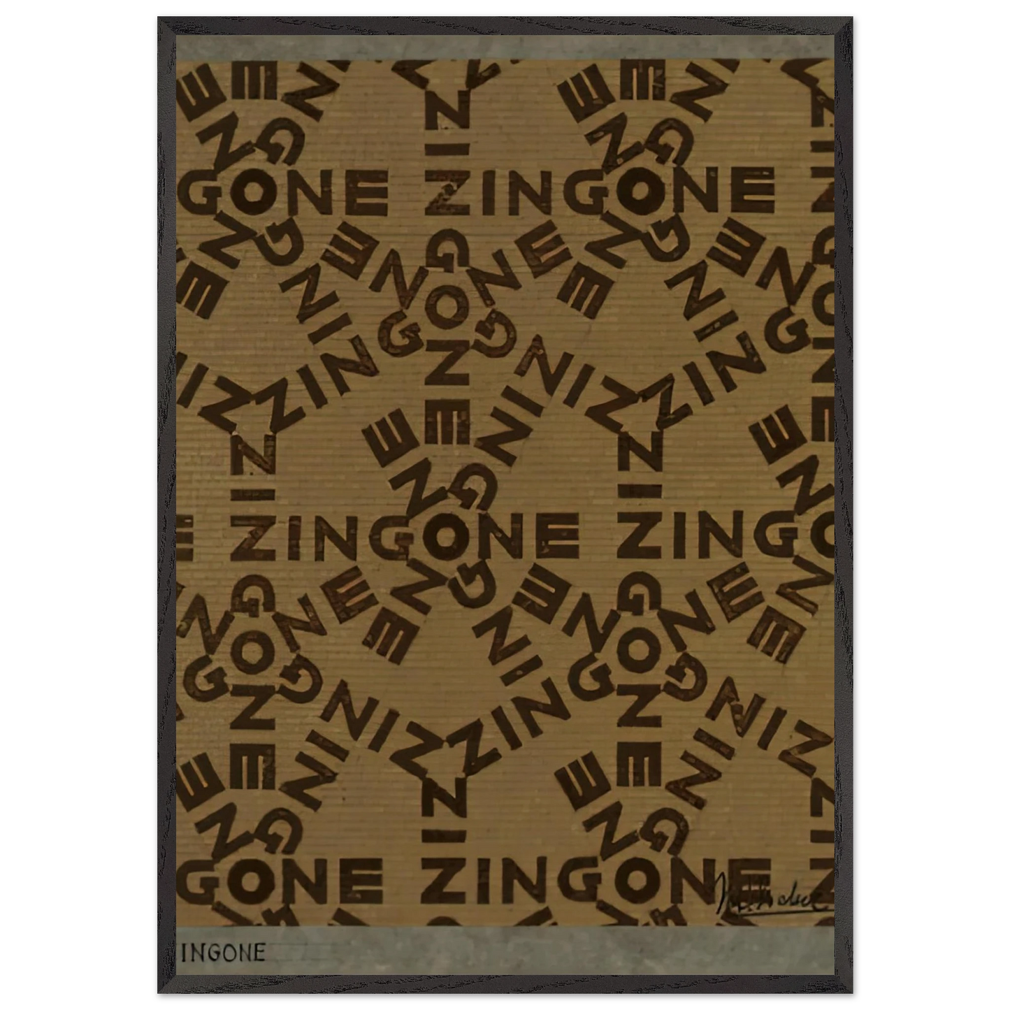 ESCHER 20 - MC Escher 70x100 cm / 28x40 inches Framed Art Print – Black Wooden Frame | Maurits Cornelis Escher Prints