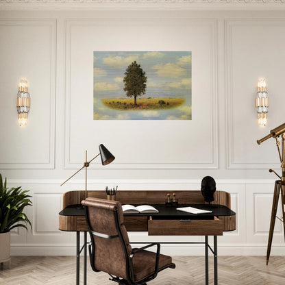TERRITORY 1957 - Rene Magritte Brushed Aluminum Print - 70x100 cm / 28x40 inches | Rene Magritte Aluminum Print | Rene Magritte Prints