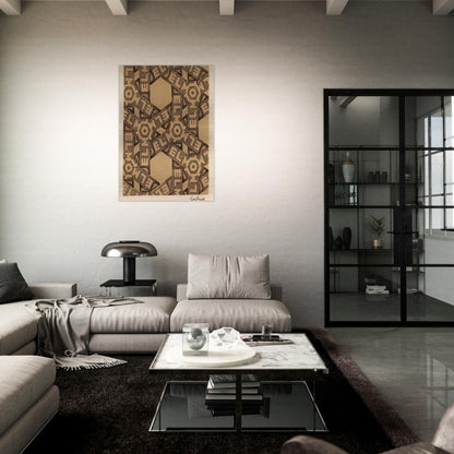 ESCHER (21) - MC Escher Brushed Aluminum Print - 70x100 cm / 28x40 inches | MC Escher Aluminum Print | MC Escher Prints