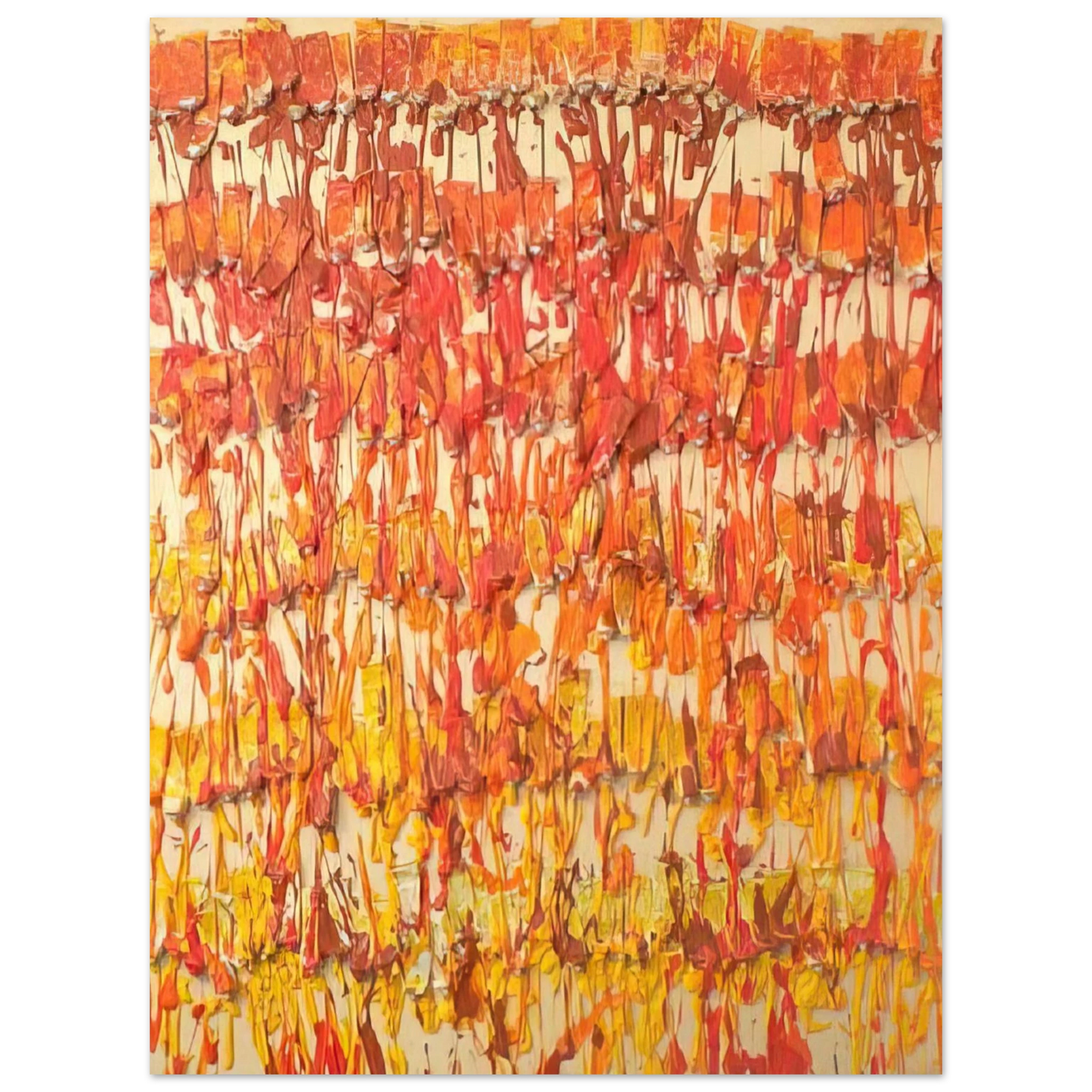 Arman - Dirty Painting - 1989  75x100 cm / 30x40inches Fine Art Poster