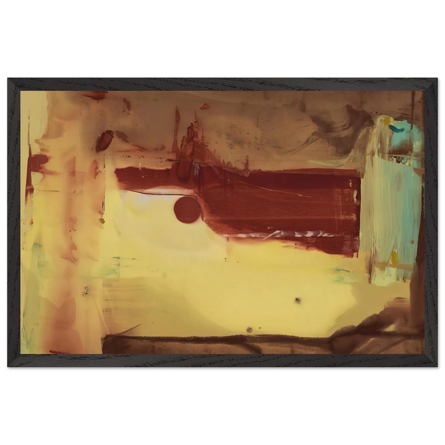 Helen Frankenthaler - Desert Pass - 1976 Wall art - 20x25 cm / 8x10 inches - Fine Art Poster-canvas - -