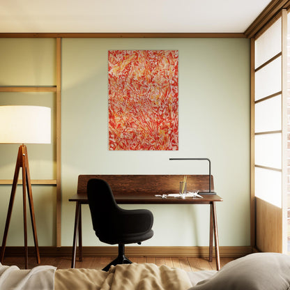 Summer Play - Lee Krasner Brushed Aluminum Print - 70x100 cm / 28x40 inches | Lee Krasner Aluminum Print | Lee Krasner Prints