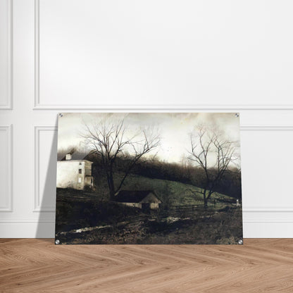 EVENING AT KUERNERS - Andrew Wyeth Acrylic Print - 70x100 cm / 28x40″ inches
