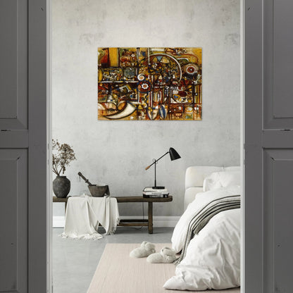 Opaque Harmony - Richard Pousette-Dart Brushed Aluminum Print - 70x100 cm / 28x40 inches | Richard Pousette-Dart Aluminum Print | Richard Pousette-Dart Prints