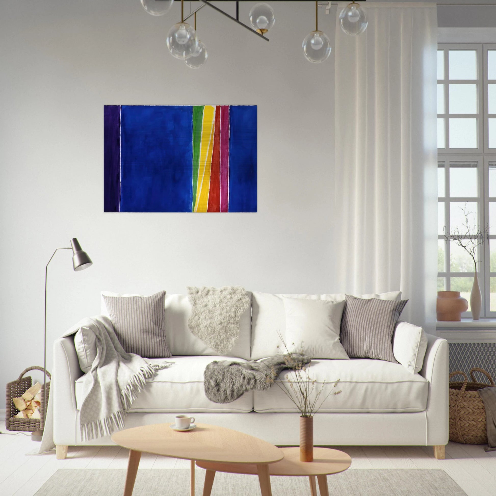 ATMOSPHERIC EFFECTS II 1972 - Alma Woodsey Thomas Brushed Aluminum Print - 70x100 cm / 28x40 inches | Alma Woodsey Thomas Aluminum Print | Alma Woodsey Thomas Prints
