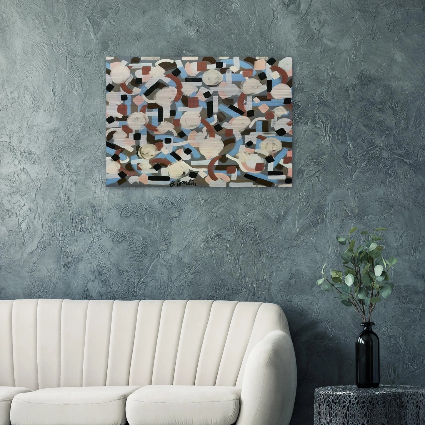 Untitled - 1952 - Bradley Walker Tomlin Brushed Aluminum Print - 70x100 cm / 28x40 inches | Bradley Walker Tomlin Aluminum Print | Bradley Walker Tomlin Prints