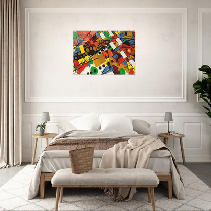Pastorale - 1954 - Ernst Wilhelm Nay Acrylic Print - 70x100 cm / 28x40″ inches