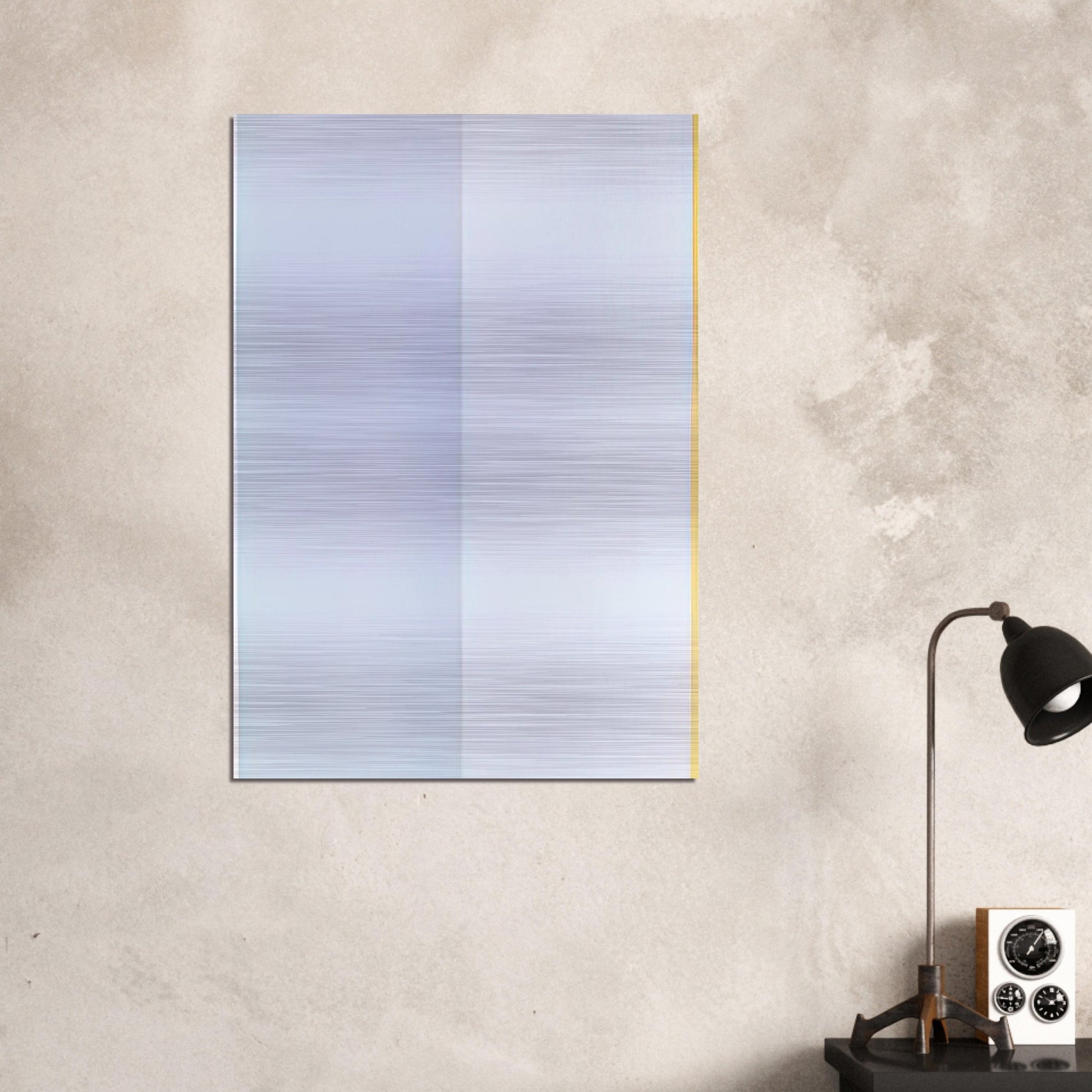 Homage to Newman II - 1979 - Gene Davis Brushed Aluminum Print - 70x100 cm / 28x40 inches | Gene Davis Aluminum Print | Gene Davis Prints