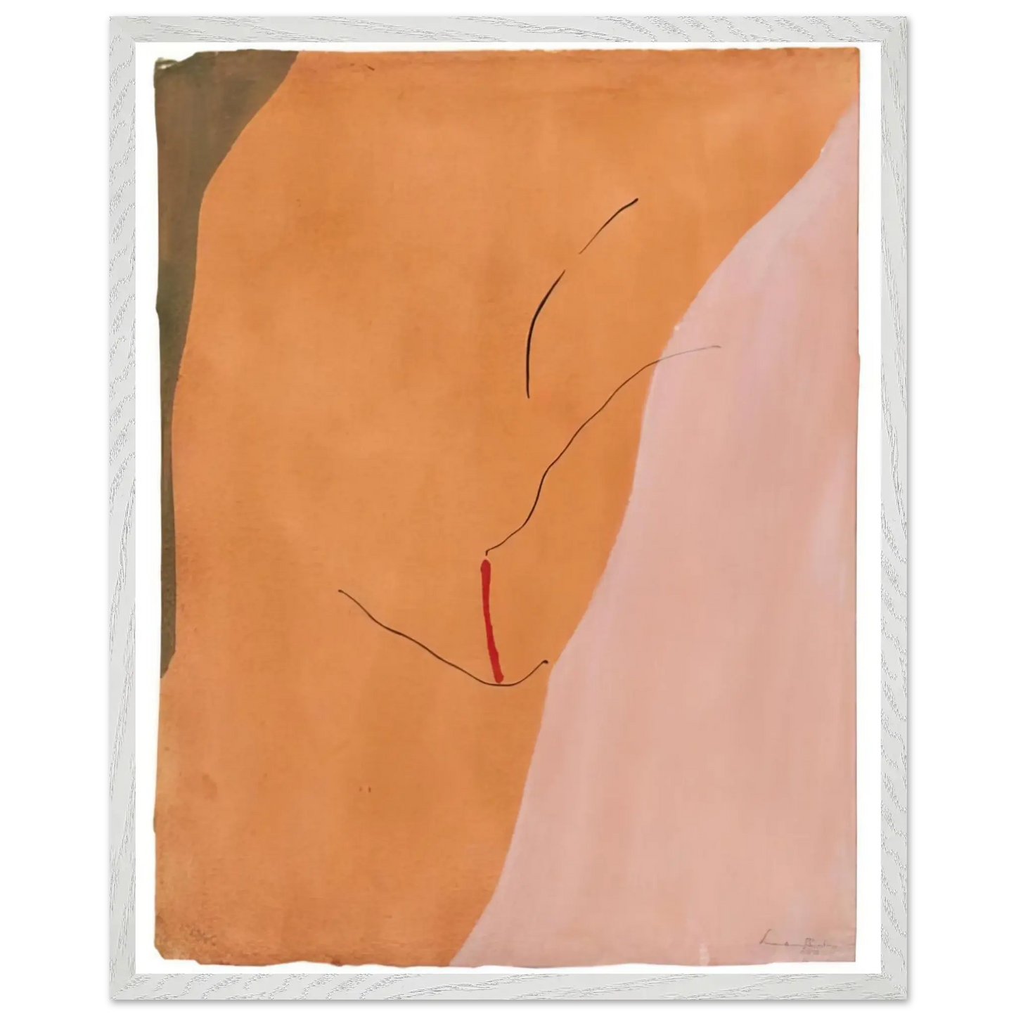 Helen Frankenthaler - Sanguine Mood - 1971 Wall art - A2 (42 x 59.4  cm) - Fine Art Poster - -