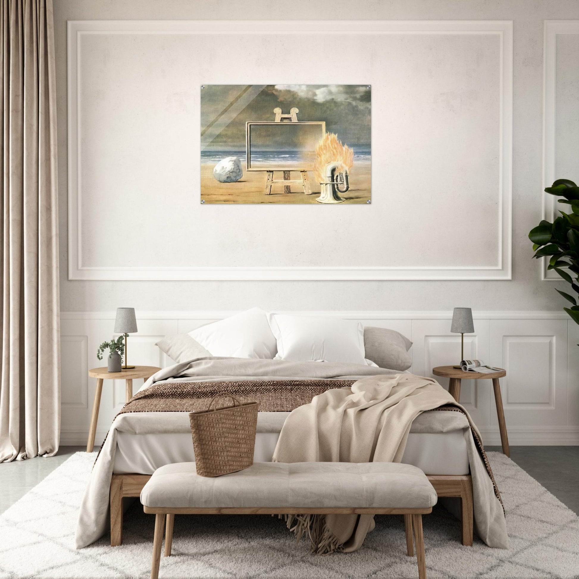 THE FAIR CAPTIVE 1947 - Rene Magritte Acrylic Print - 70x100 cm / 28x40″ inches