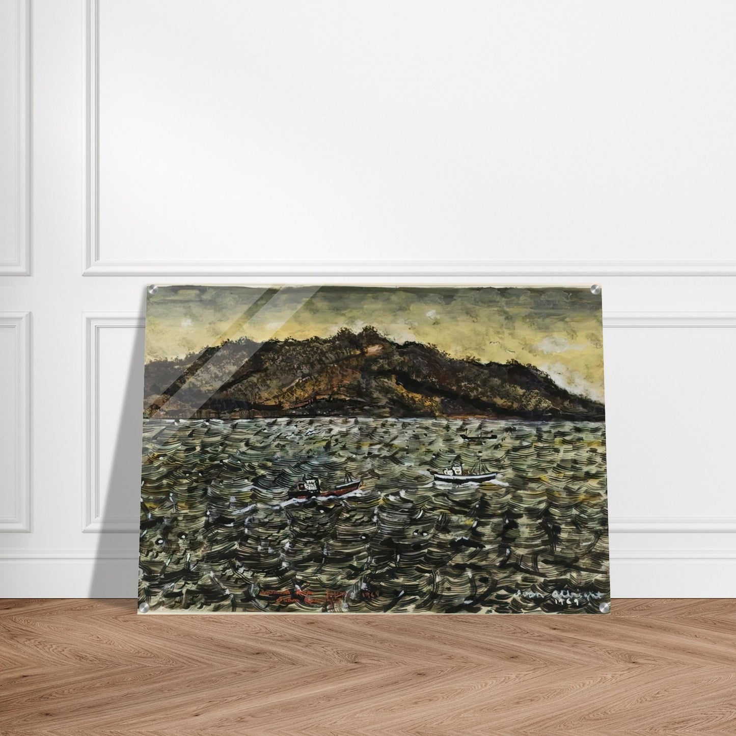 INLAND SEA JAPAN FROM BOAT - Ivan Albright Acrylic Print - 70x100 cm / 28x40″ inches
