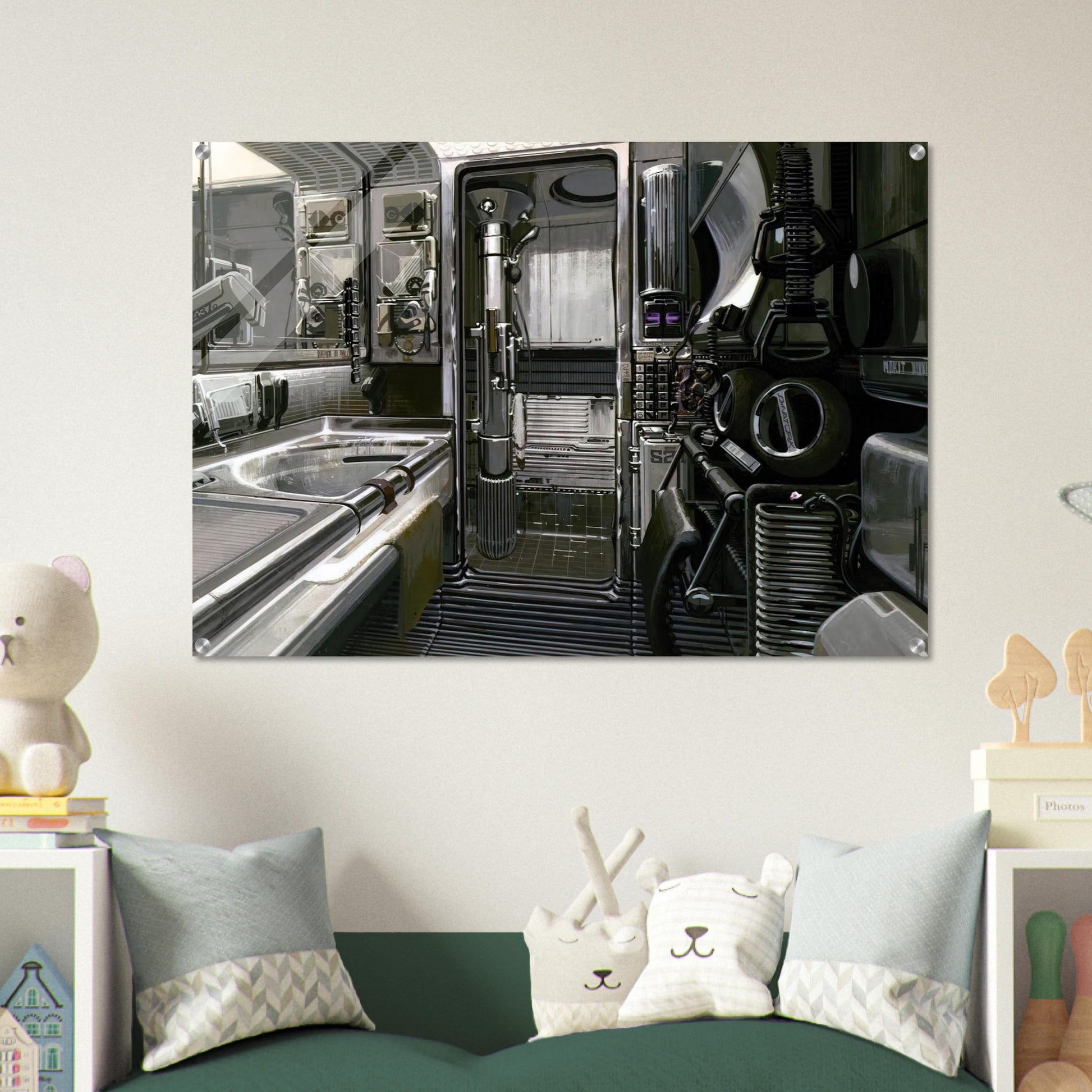Syd Mead - Syd Mead Acrylic Print - 70x100 cm / 28x40″ inches | Syd Mead Wall Art | Syd Mead Prints