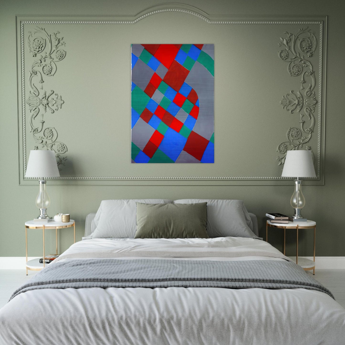 WORD POETRY POETRY OF COLORS - Sonia Delaunay Brushed Aluminum Print - 70x100 cm / 28x40 inches | Sonia Delaunay Aluminum Print | Sonia Delaunay Prints