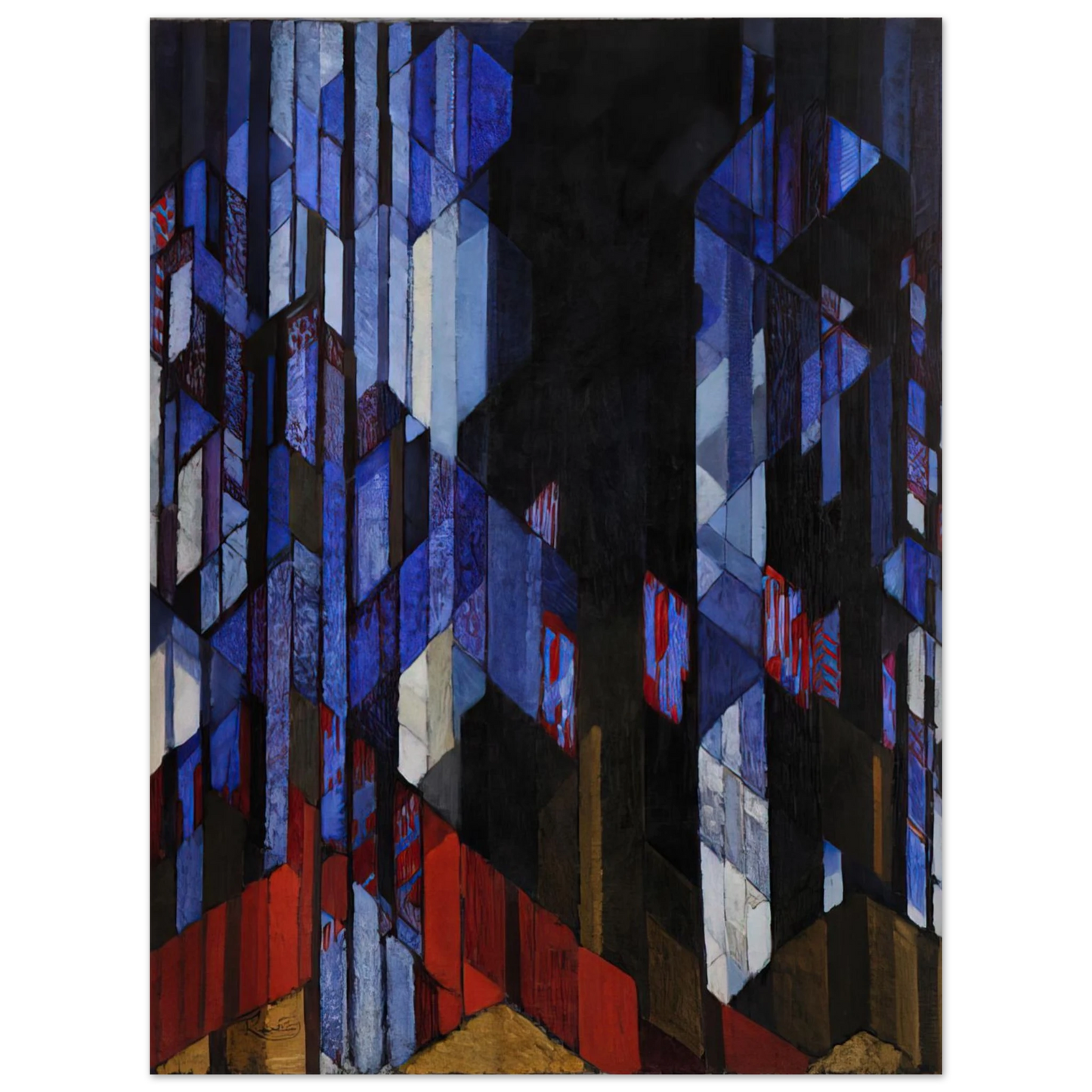 Frantisek Kupka - Cathedral  75x100 cm / 30x40inches Fine Art Poster