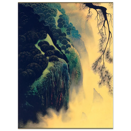 Eyvind Earle - Jeweled Coast  75x100 cm / 30x40inches Fine Art Poster
