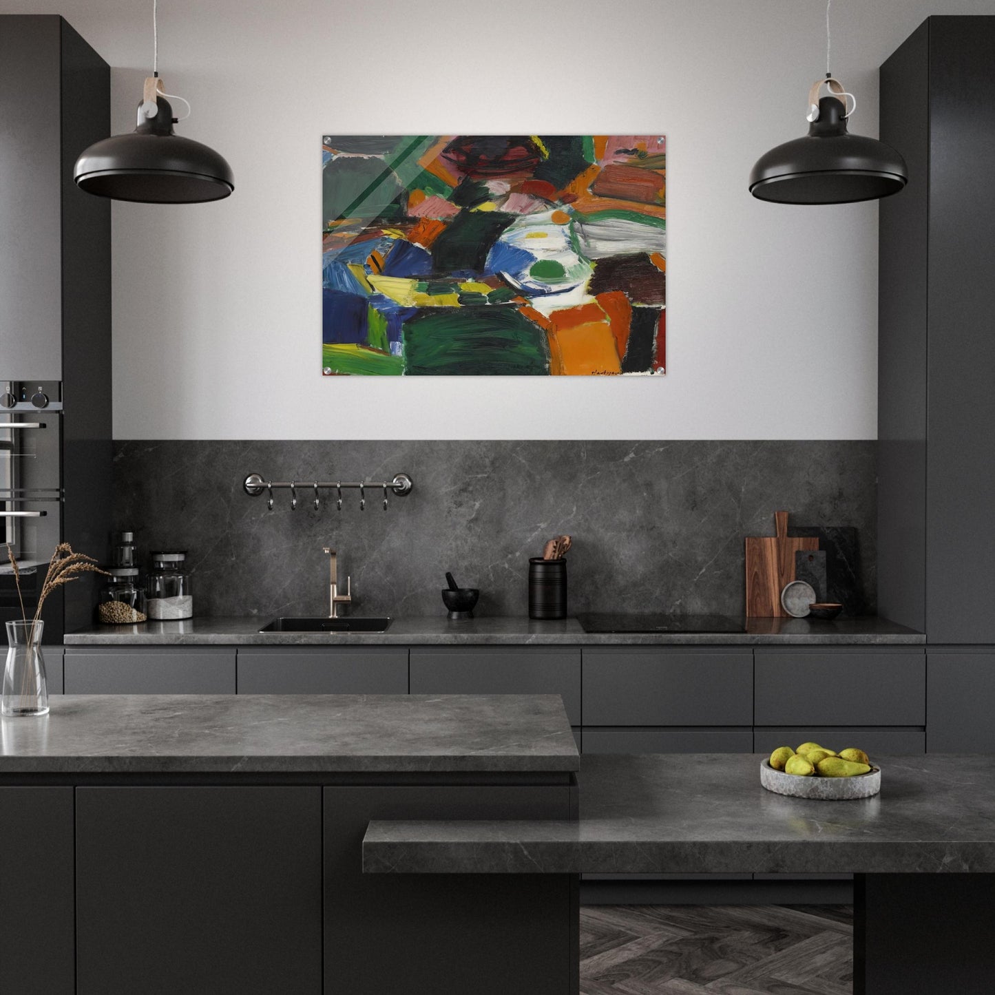 Orchard Street #2 - Grace Hartigan Acrylic Print - 70x100 cm / 28x40″ inches