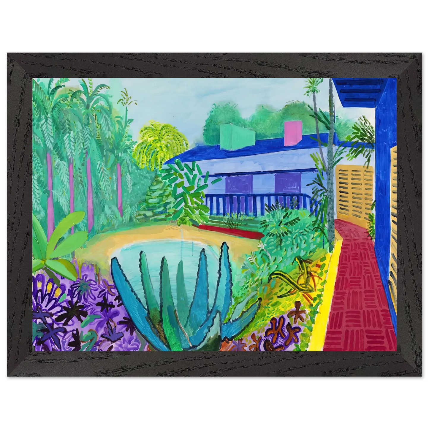 David Hockney - David Hockney Wall art - A3 (29.7 x 42  cm) - Fine Art Poster - -
