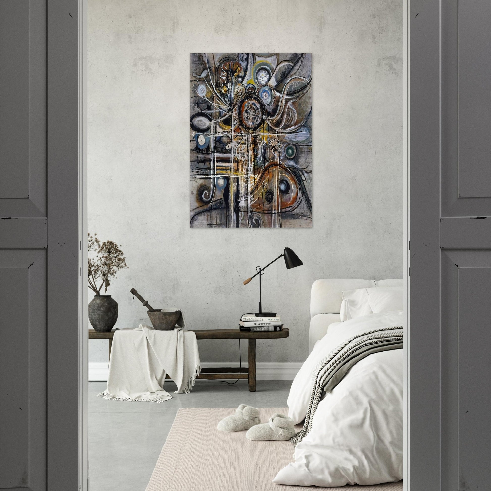 The Center - Richard Pousette-Dart Brushed Aluminum Print - 70x100 cm / 28x40 inches | Richard Pousette-Dart Aluminum Print | Richard Pousette-Dart Prints