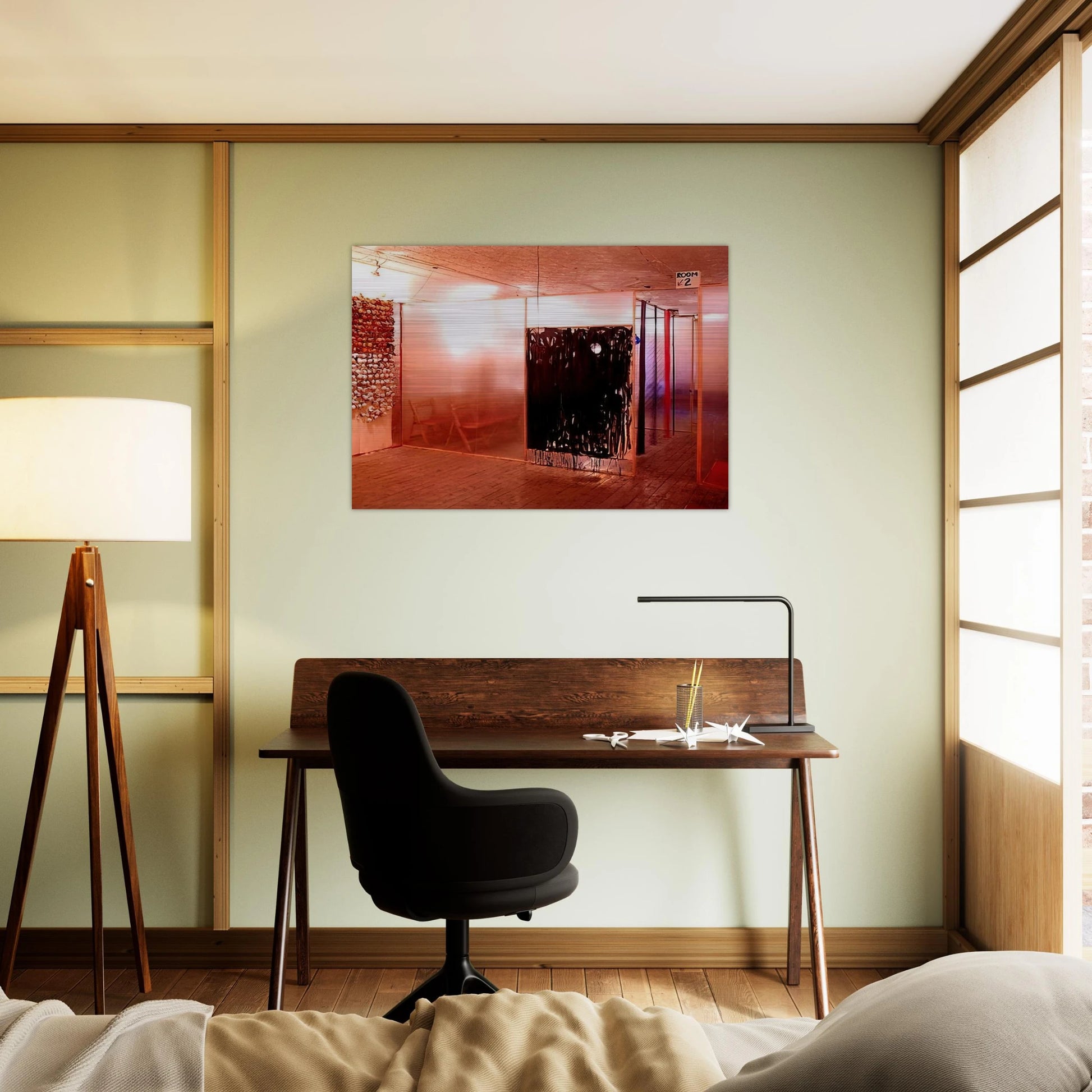 18 Happenings in 6 Parts - Allan Kaprow Brushed Aluminum Print - 70x100 cm / 28x40 inches | Allan Kaprow Aluminum Print | Allan Kaprow Prints