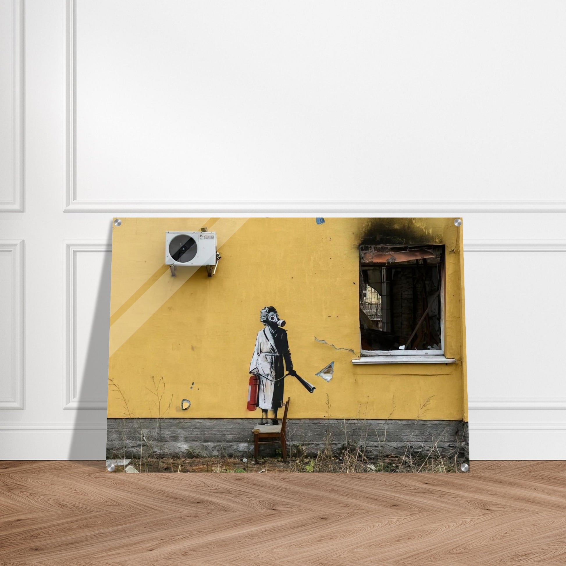 HOSTOMEL PROSKURIVSKA 2 2022 - Banksy Acrylic Print - 70x100 cm / 28x40″ inches | Banksy Wall Art | Banksy Prints