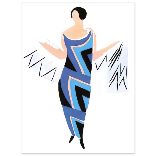 Sonia Delaunay - FASHION ILLUSTRATION 4  75x100 cm / 30x40inches Fine Art Poster