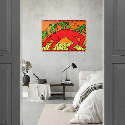 UNTITLED 1982 2 - Keith Haring Acrylic Print - 70x100 cm / 28x40″ inches | Keith Haring Wall Art | Keith Haring Prints