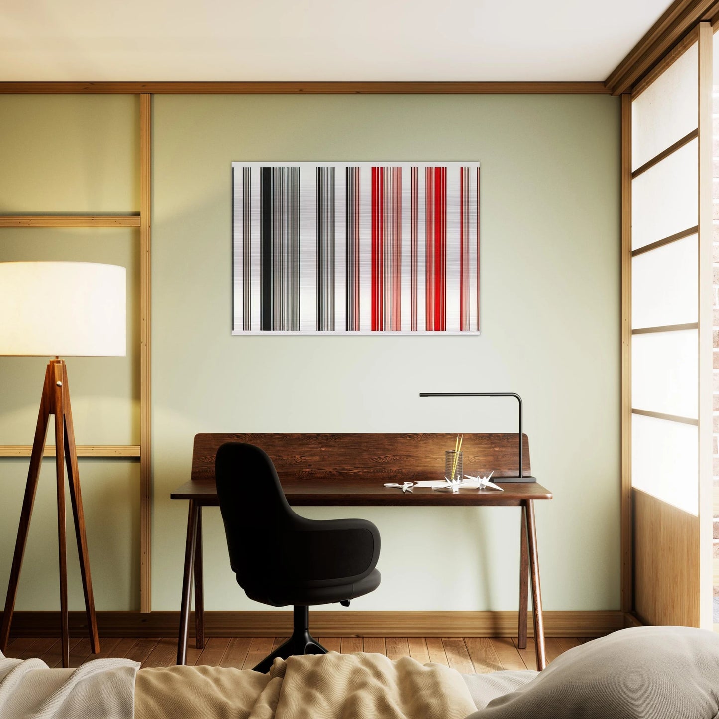 Night Rider - 1983 - Gene Davis Brushed Aluminum Print - 70x100 cm / 28x40 inches | Gene Davis Aluminum Print | Gene Davis Prints