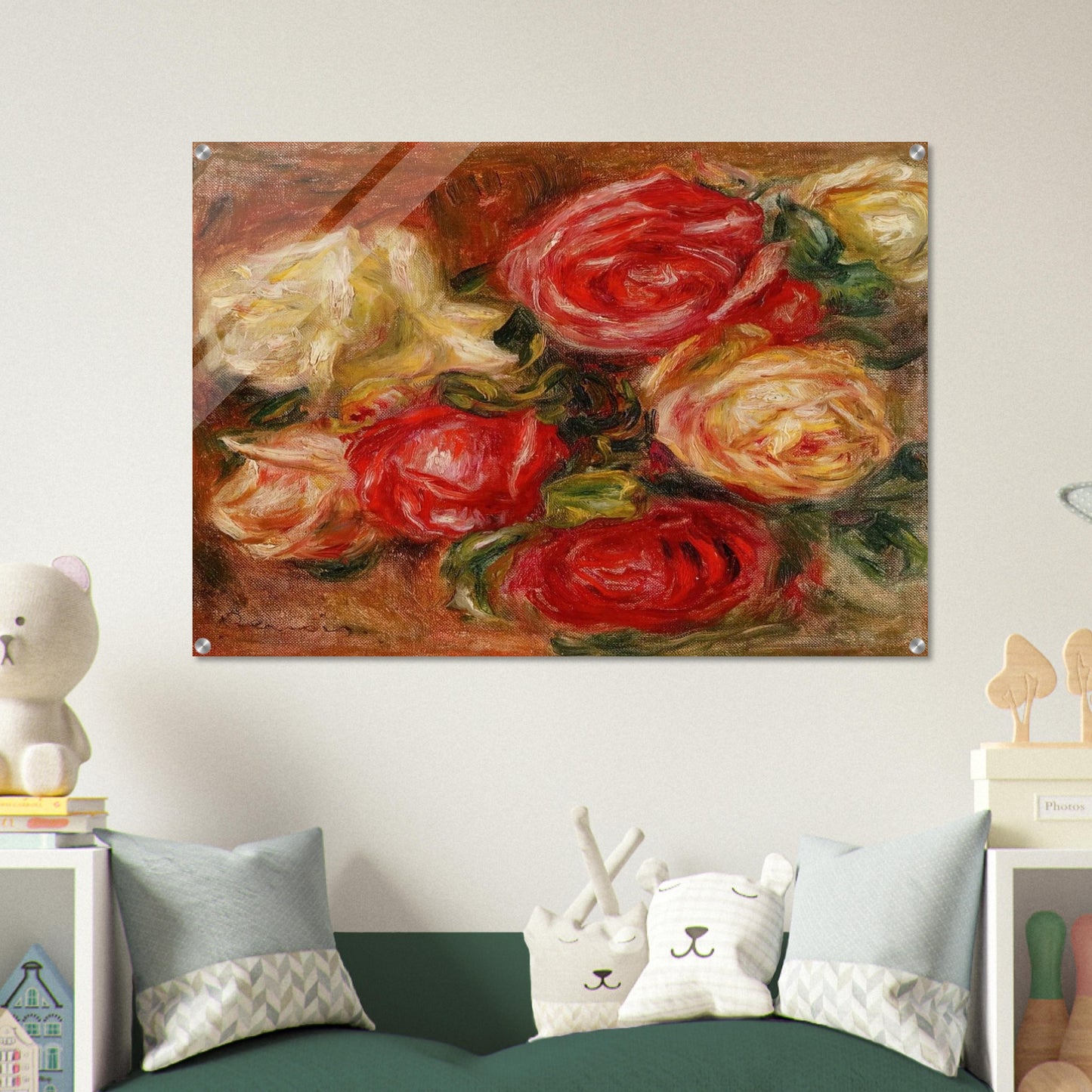 Bouquet of Flowers - Pierre-Auguste Renoir Acrylic Print - 70x100 cm / 28x40″ inches