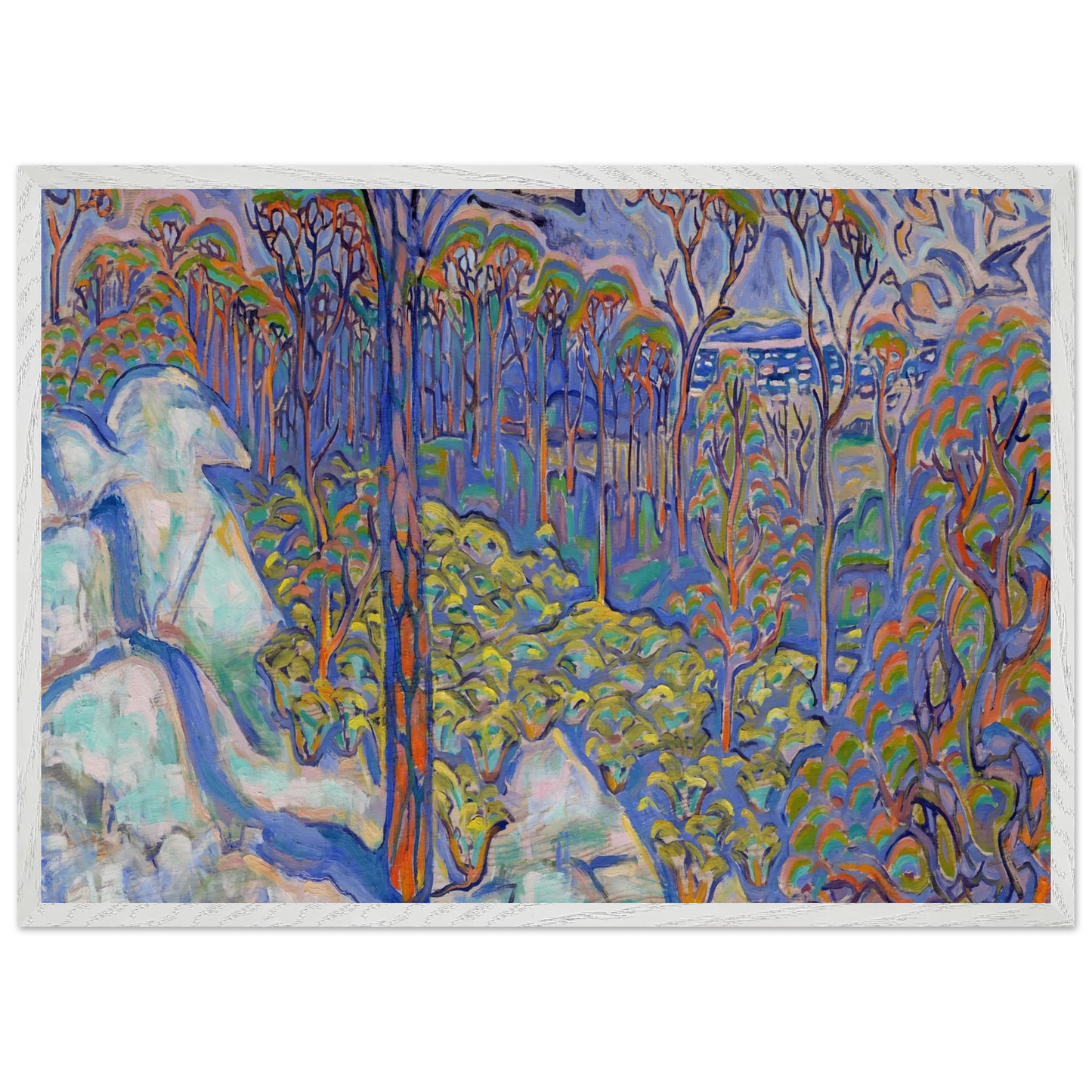 Walter Inglis Anderson - Walter Anderson Wall art - 50x70 cm / 20x28 inches - Premium Wooden Framed Poster With Fine Art Paper-canvas - Wood frame