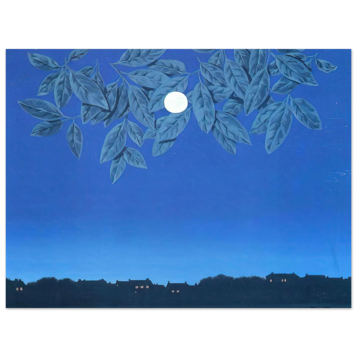 Rene Magritte - THE BLANK PAGE 1967  75x100 cm / 30x40inches Fine Art Poster