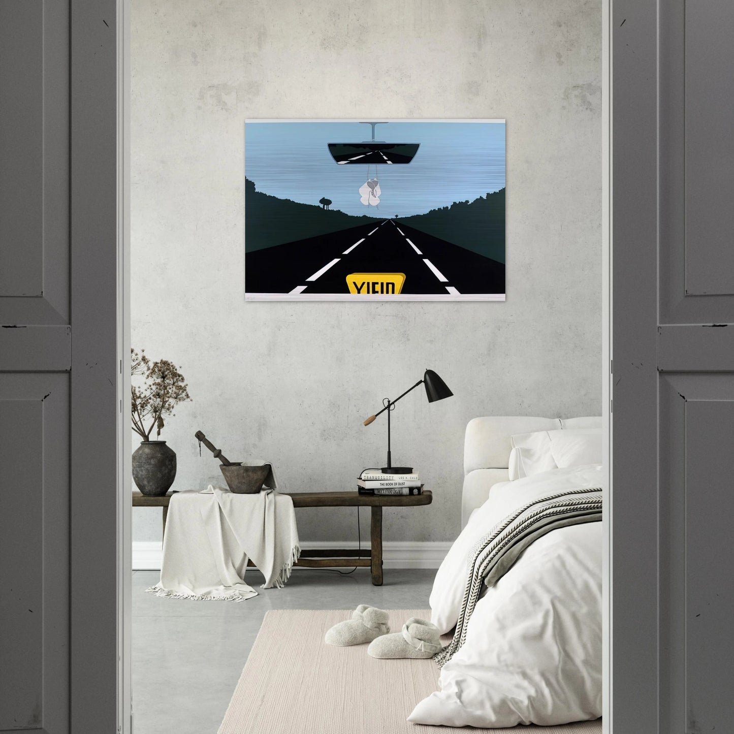 The Holy Family - Pop Art - Allan D Arcangelo Brushed Aluminum Print - 70x100 cm / 28x40 inches | Allan D Arcangelo Aluminum Print | Allan D Arcangelo Prints